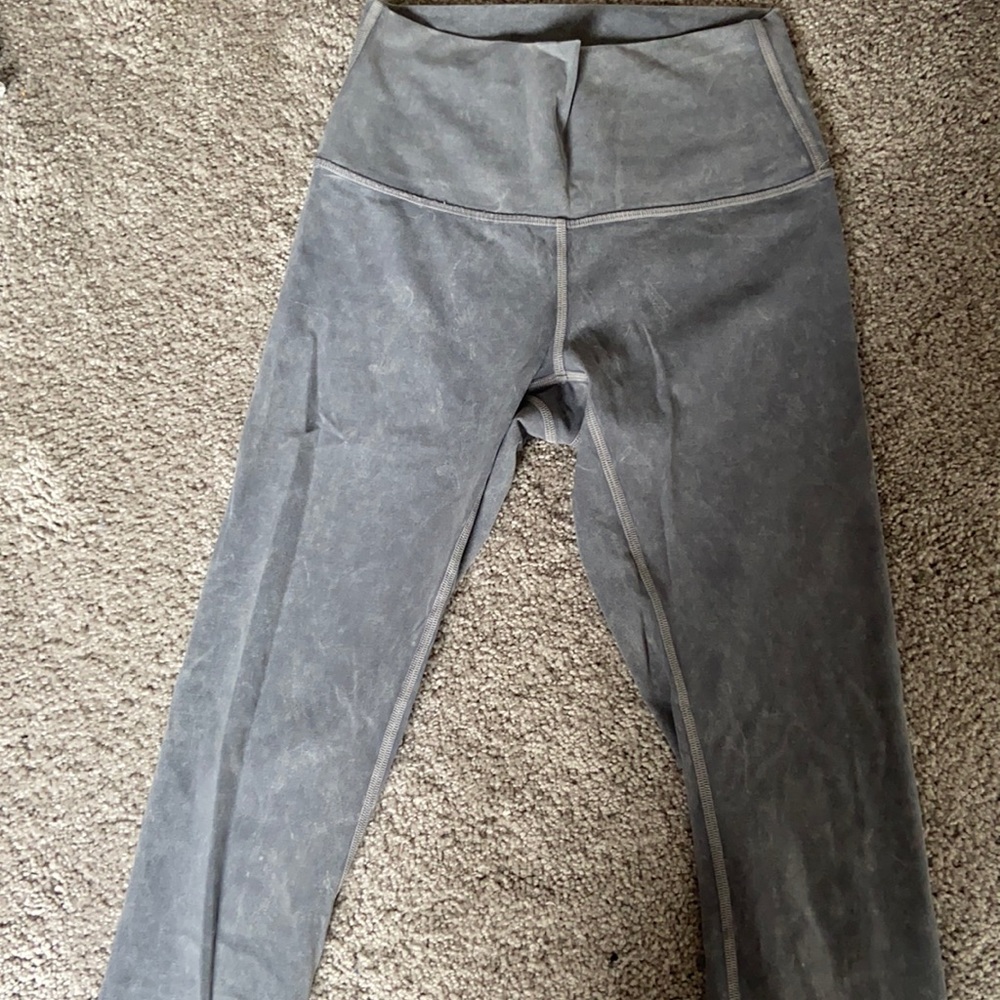 Cute gray workout leggings